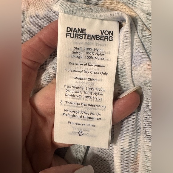 Diane von Furstenberg Blue Lovinia Sheath Dress - Picture 6 of 8